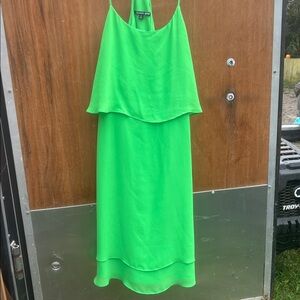 Gianni Bini Bright Green Dress Sz 6 nwots